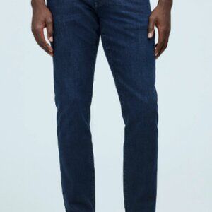 Madewell Mens Athletic Slim Jeans in Chapman Wash: COOLMAX&reg; Denim Edition